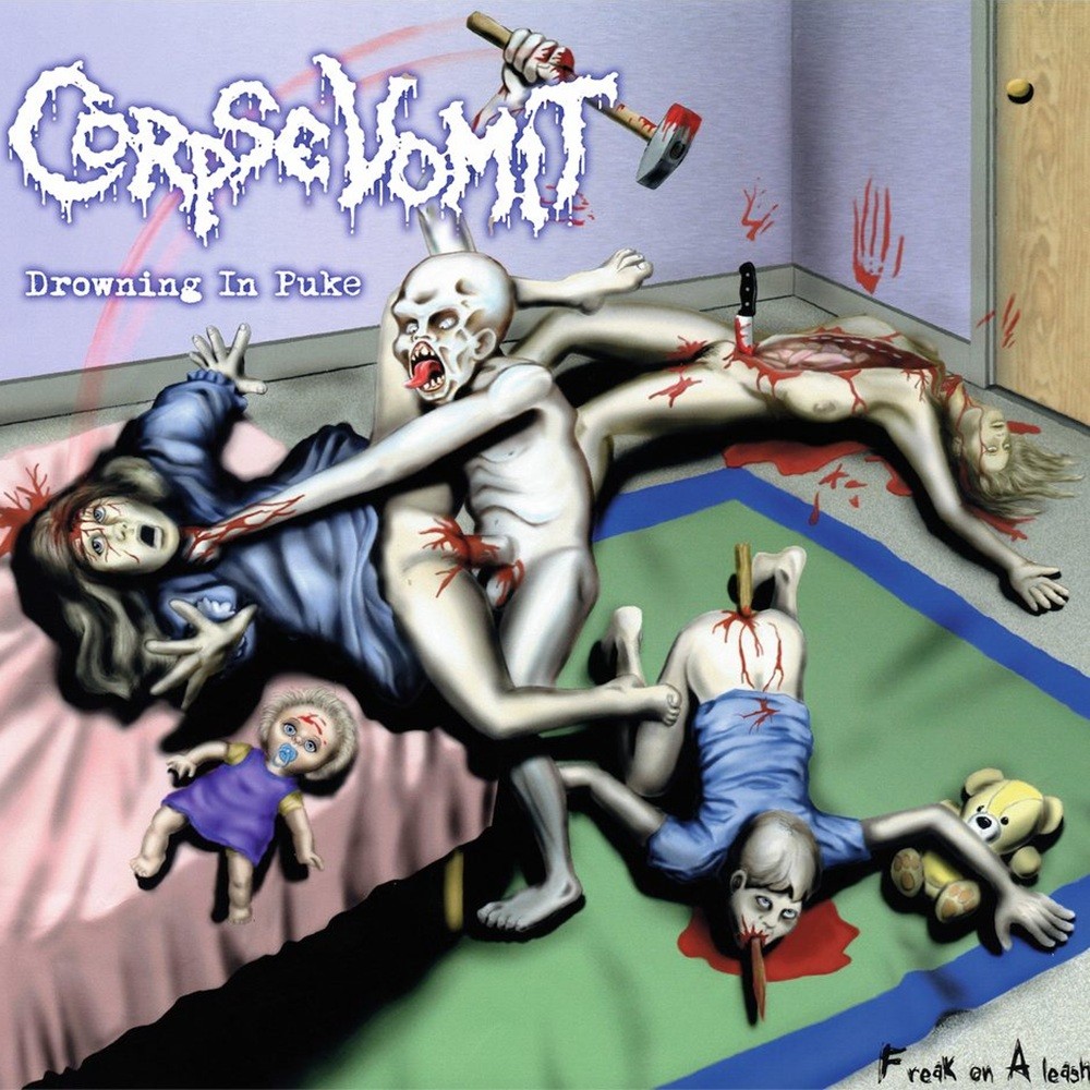 Corpse Vomit - Drowning in Puke (1999) Cover