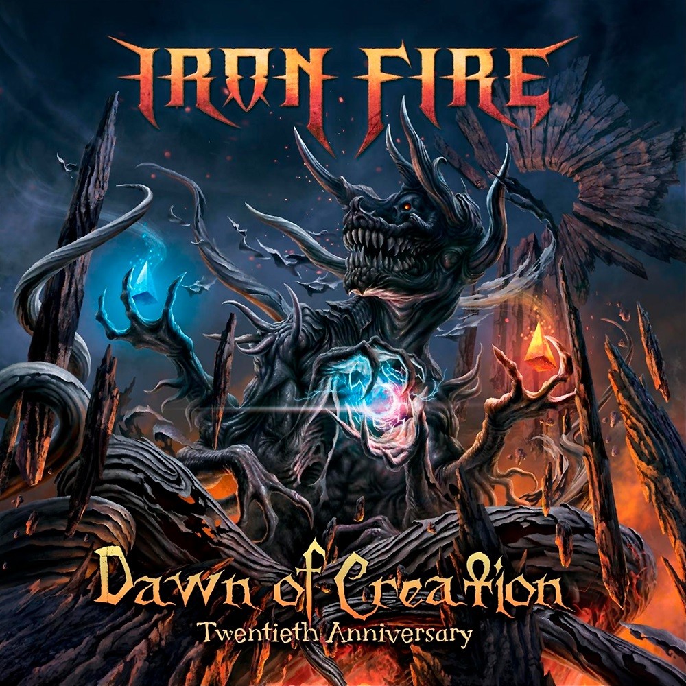 Iron Fire - Dawn of Creation: Twentieth Anniversary (2018) Cover