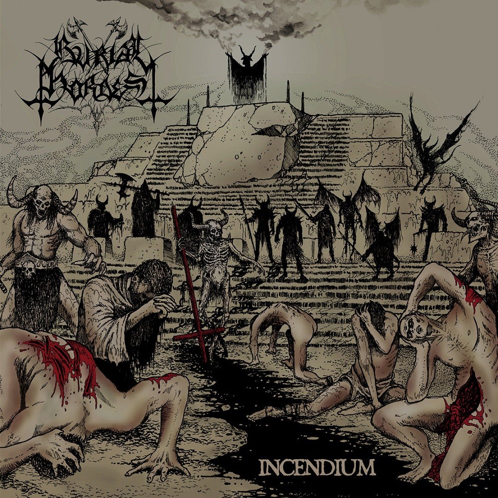 Burial Hordes - Incendium (2014) Cover