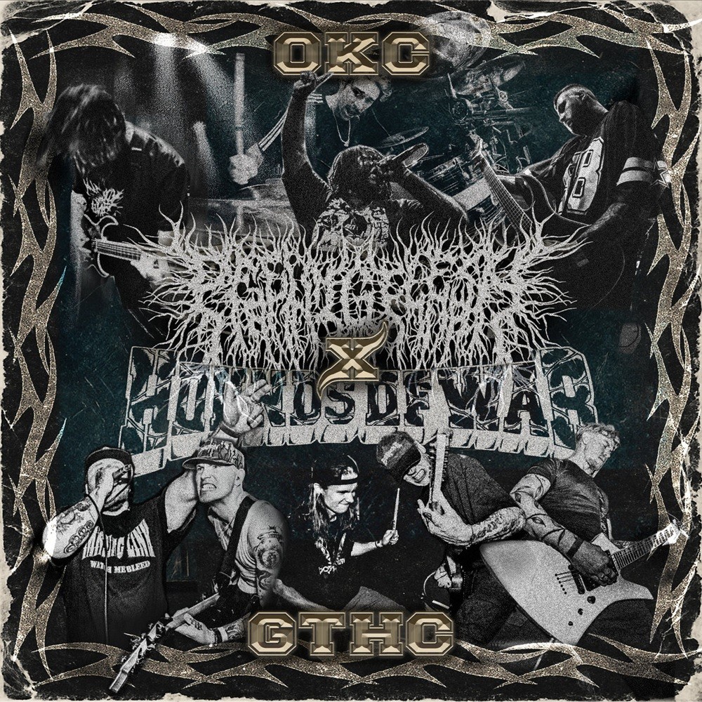 PeelingFlesh / Hounds of War - OKC x GTHC (2025) Cover