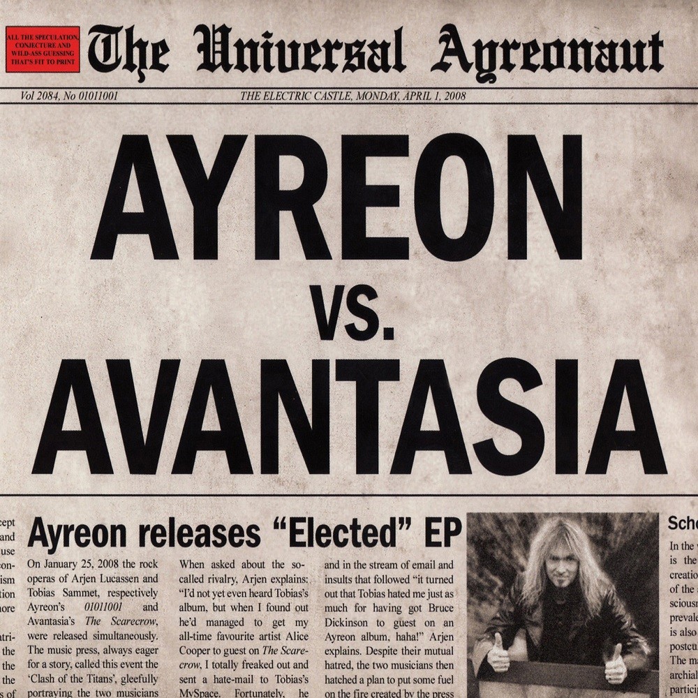Ayreon vs. Avantasia - Elected (2008) Cover
