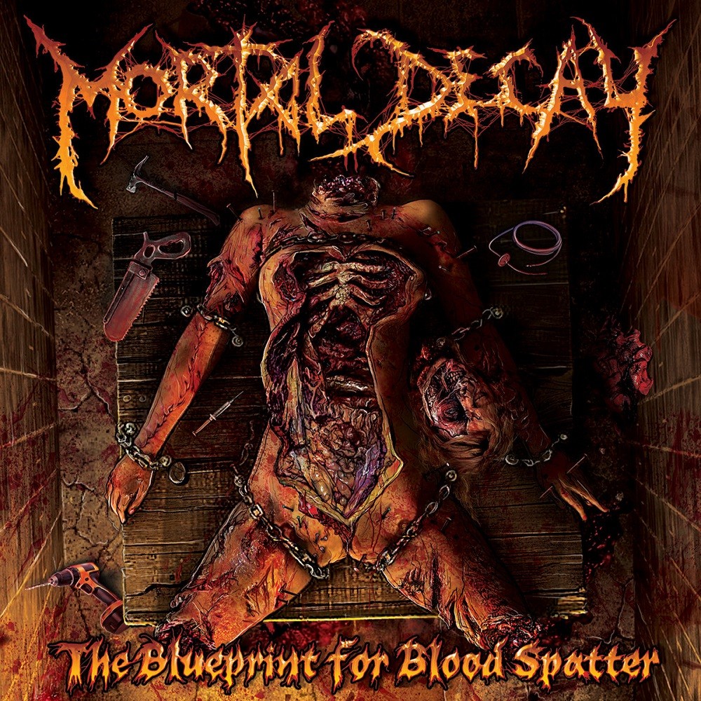 Mortal Decay - The Blueprint for Blood Spatter (2013) Cover