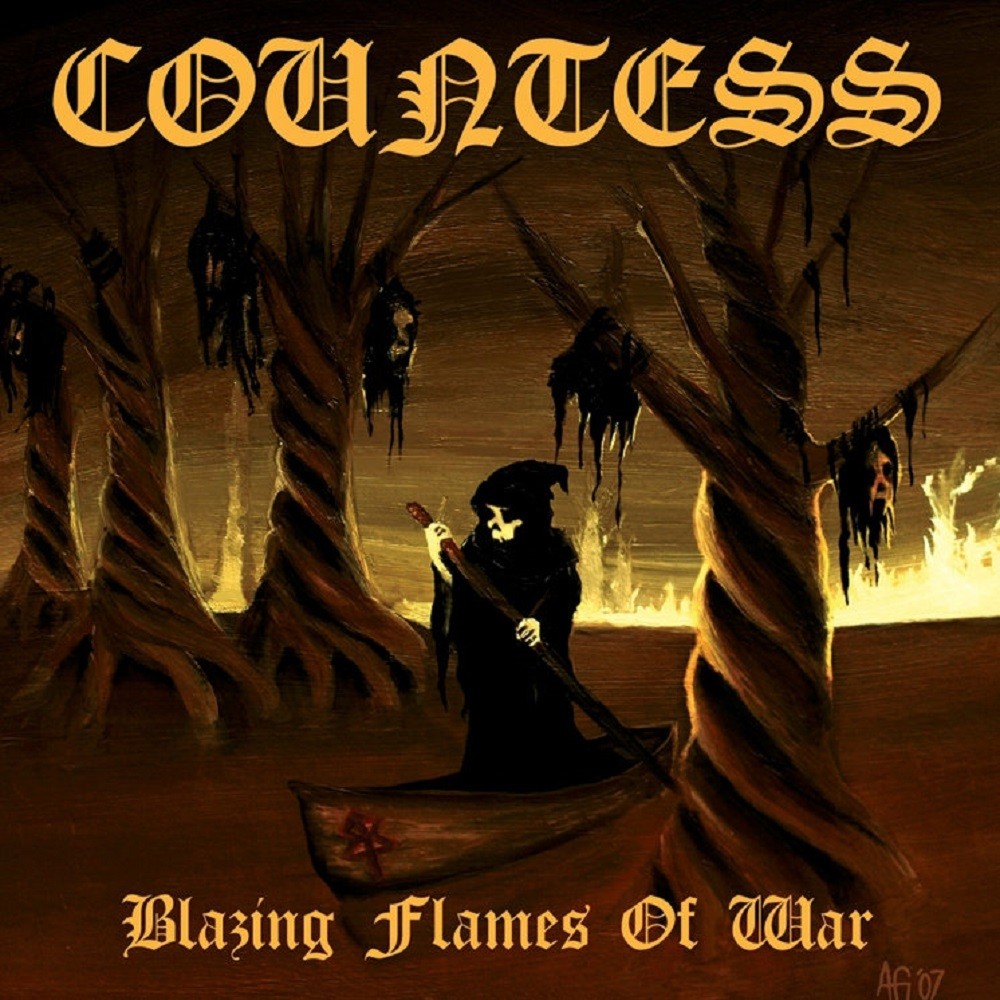 Countess - Blazing Flames of War (2007) Cover