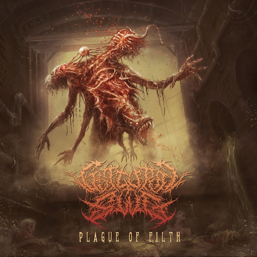 Guttural Slug - Plague of Filth (2019) Cover