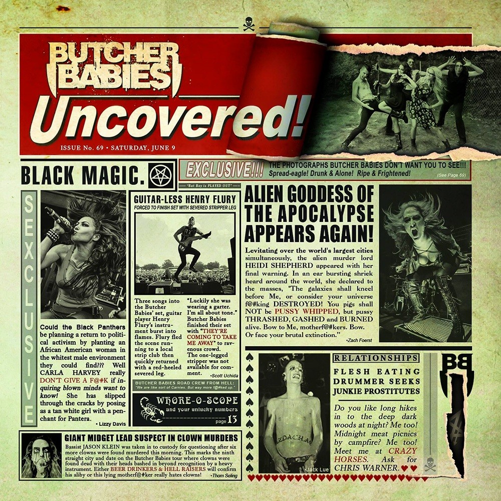 Butcher Babies - Uncovered (2014) Cover