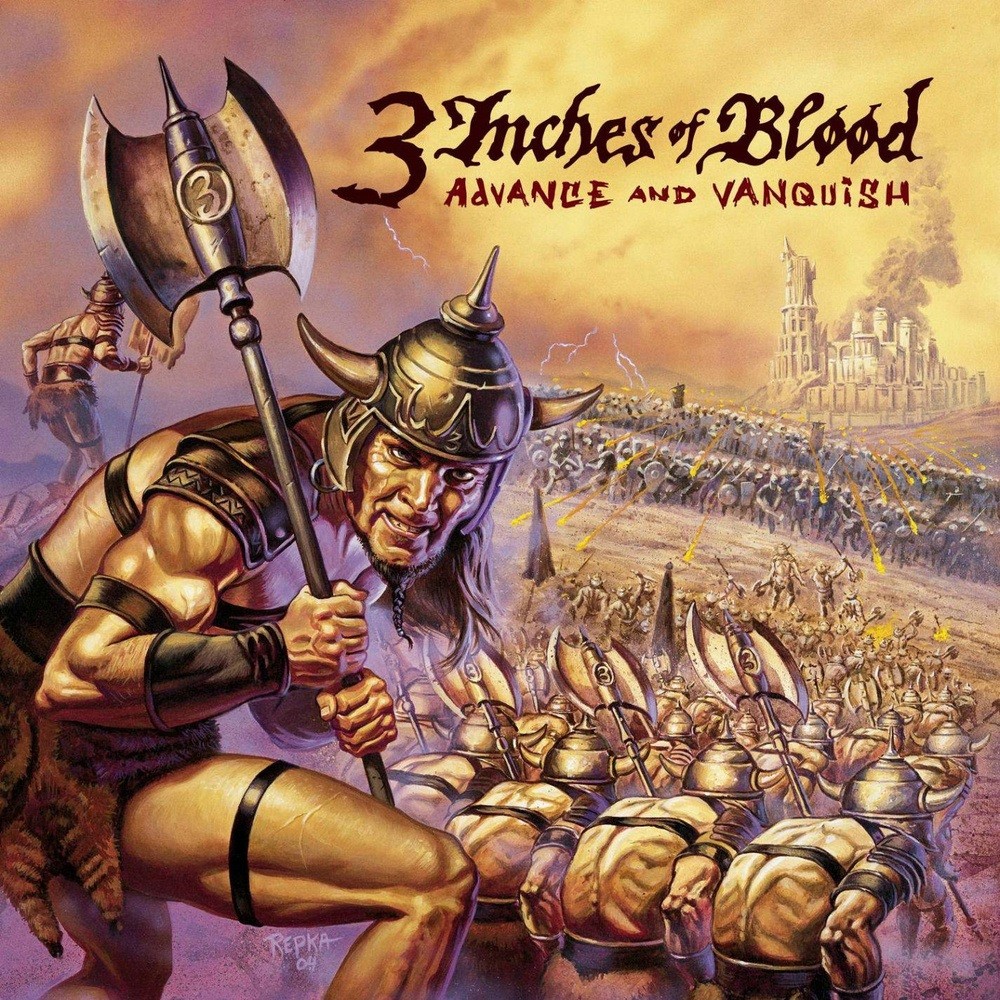 3 Inches of Blood - Advance and Vanquish (2004) Cover