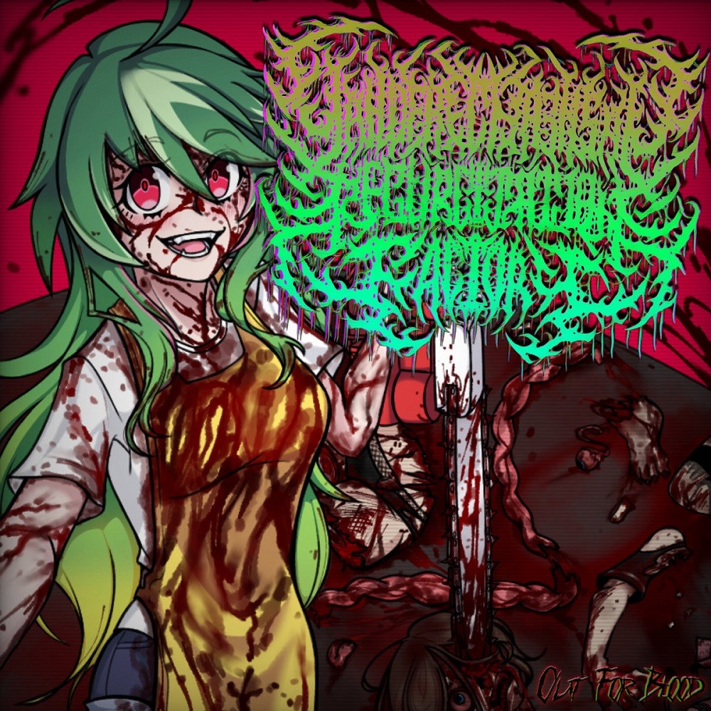 Yandere Chainsaw Regurgitation - Out for Blood (2021) Cover