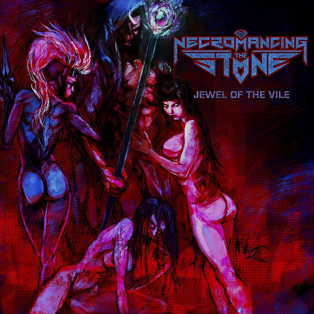 Necromancing the Stone - Jewel of the Vile (2016) Cover
