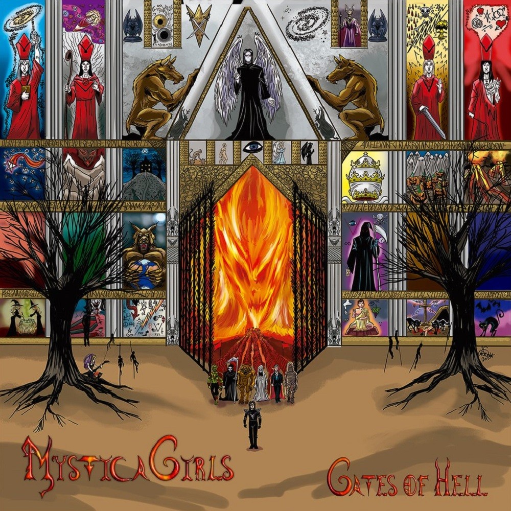 Mystica Girls - Gates of Hell (2014) Cover