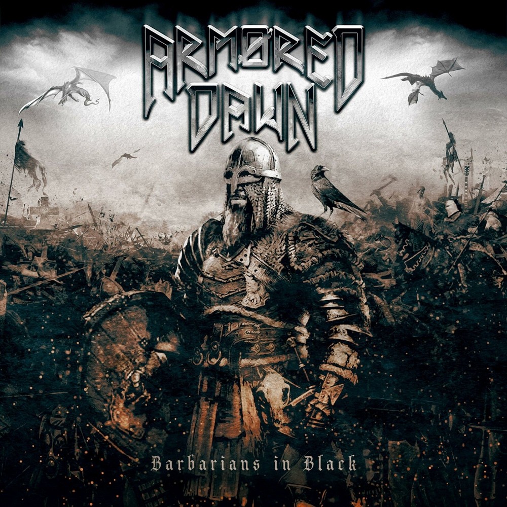 Armored Dawn - Barbarians in Black (2018) Cover