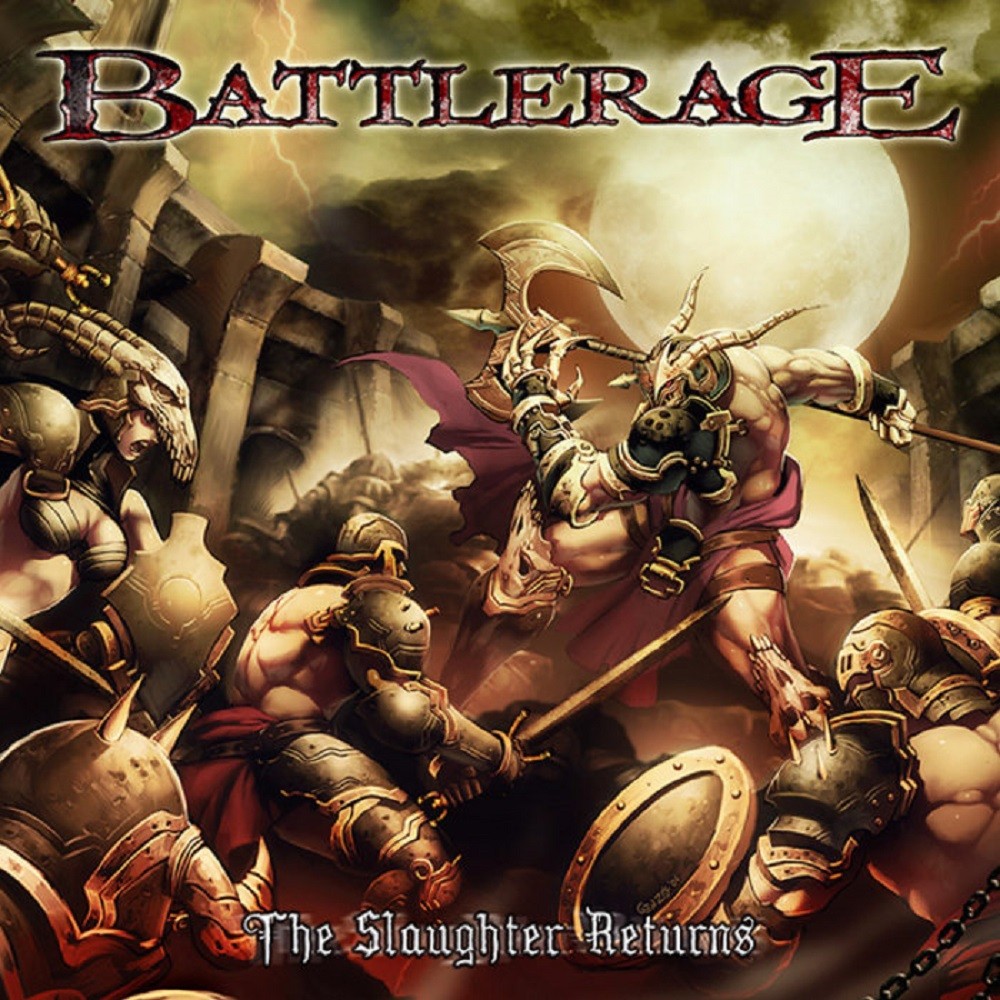 Battlerage - The Slaughter Returns (2008) Cover