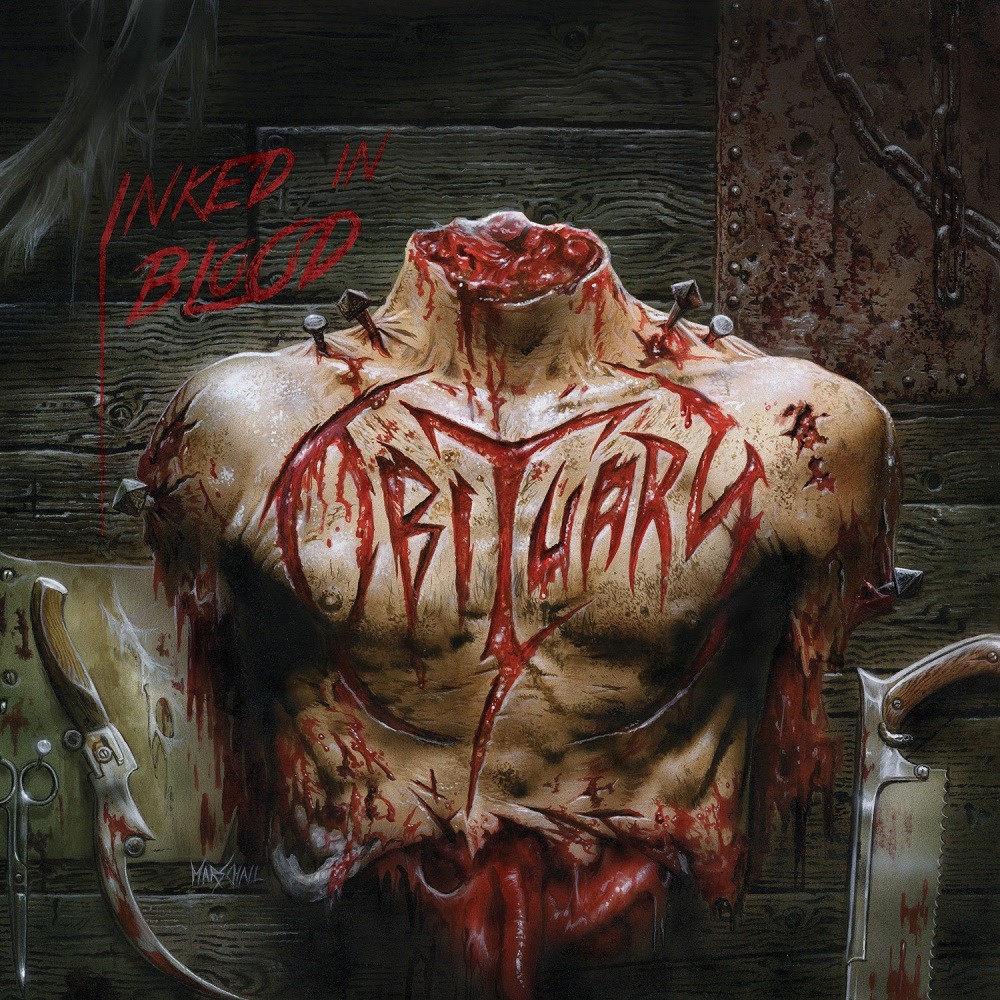 Obituary - Inked in Blood (2014) Cover