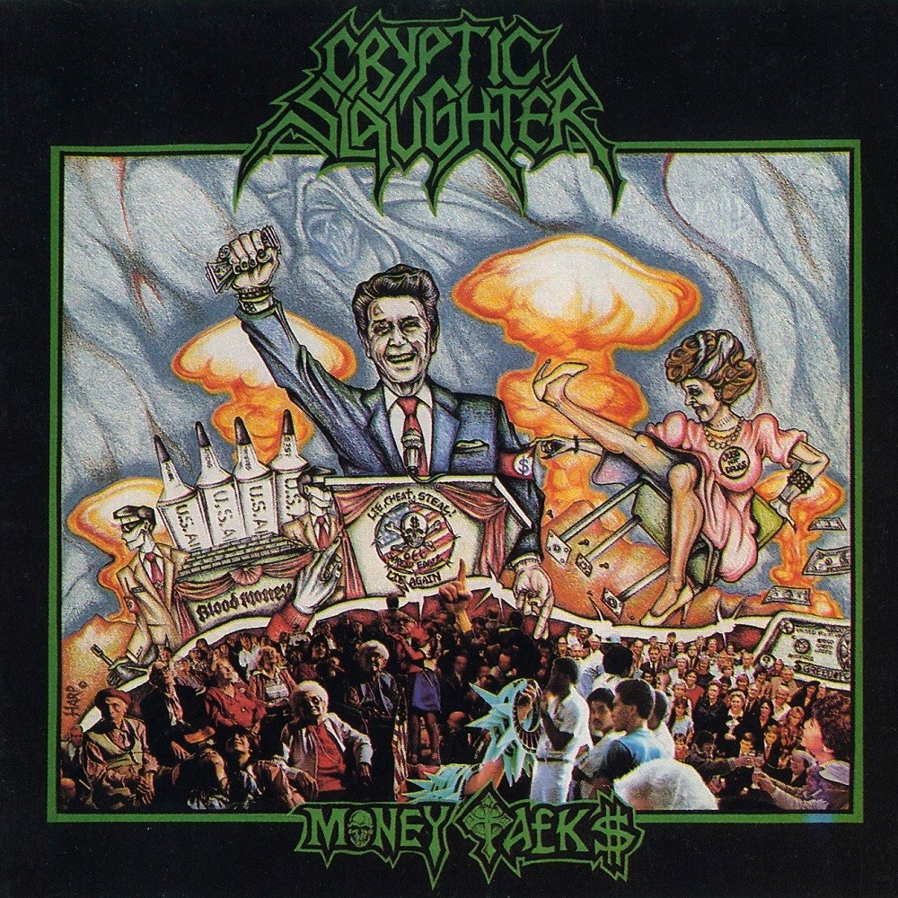 Cryptic Slaughter - Money Talks (1987) Cover