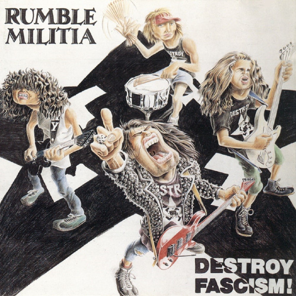 Rumble Militia - Destroy Fascism! (1991) Cover