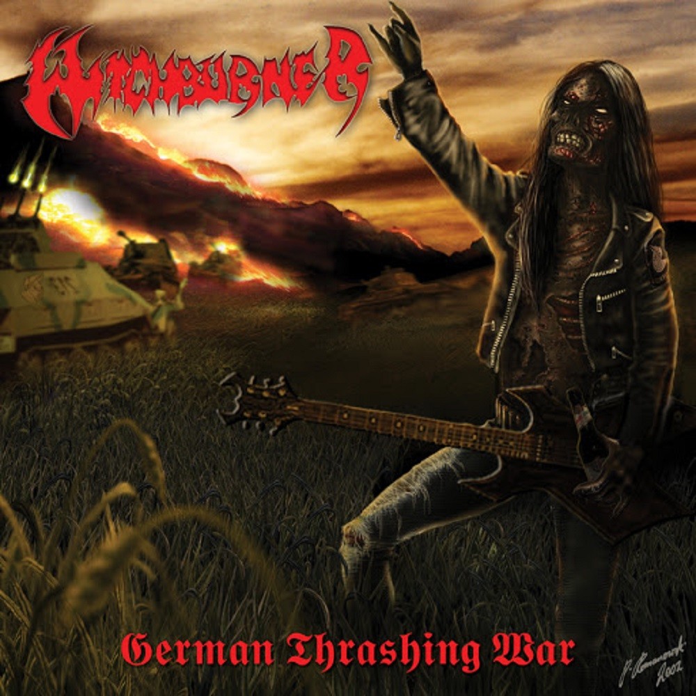 Witchburner - German Thrashing War (2002) Cover