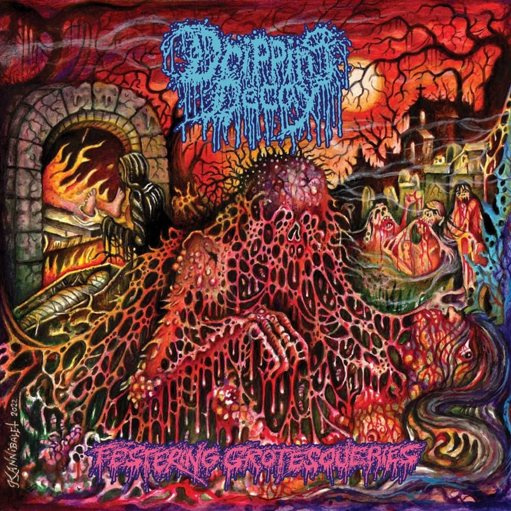 Dripping Decay - Festering Grotesqueries (2023) Cover