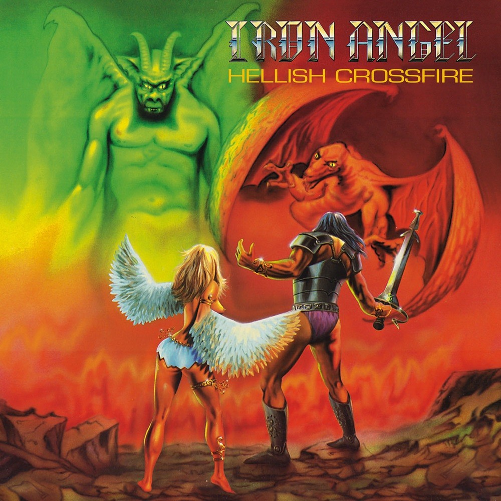 Iron Angel - Hellish Crossfire (1985) Cover