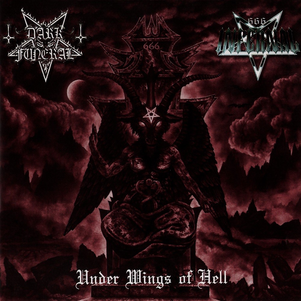 Dark Funeral / Infernal - Under Wings of Hell (2002) Cover