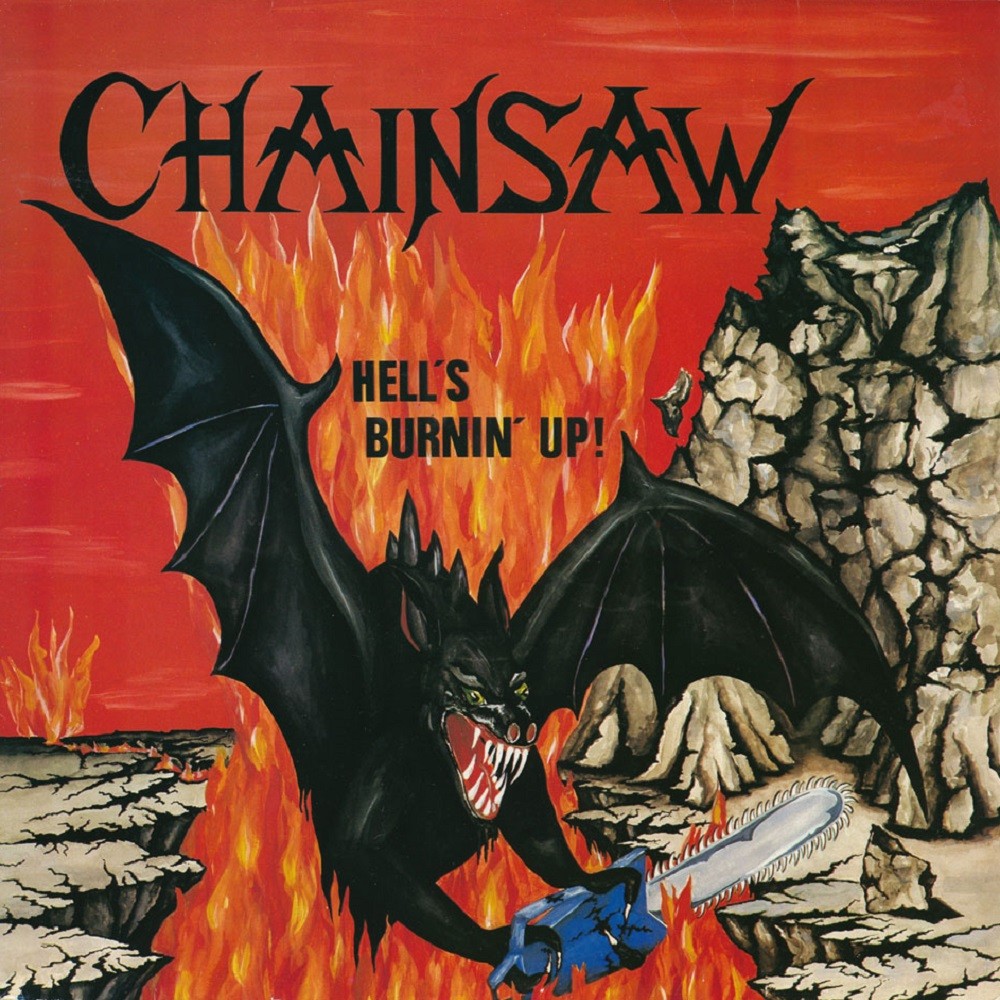 Chainsaw - Hell's Burnin' Up (1986) Cover
