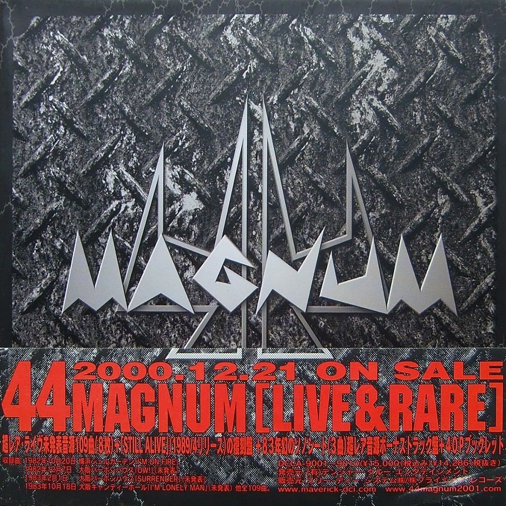 44 Magnum - Live & Rare (2000) Cover