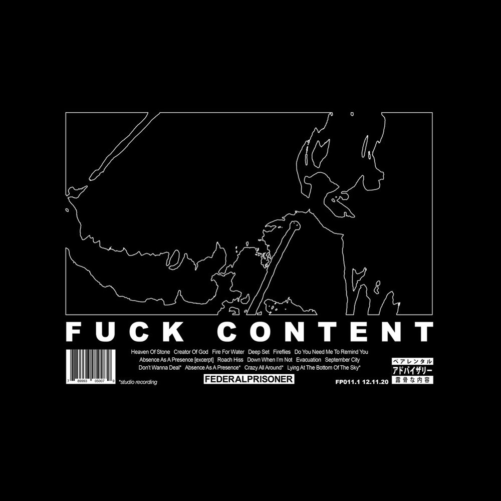 Greg Puciato - Fuck Content (2020) Cover