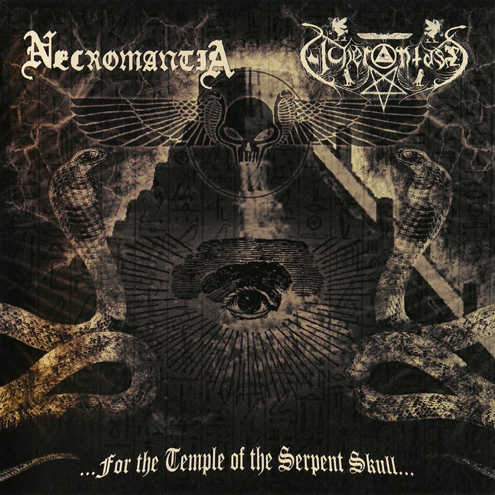Necromantia / Acherontas - ...For the Temple of the Serpent Skull... (2008) Cover