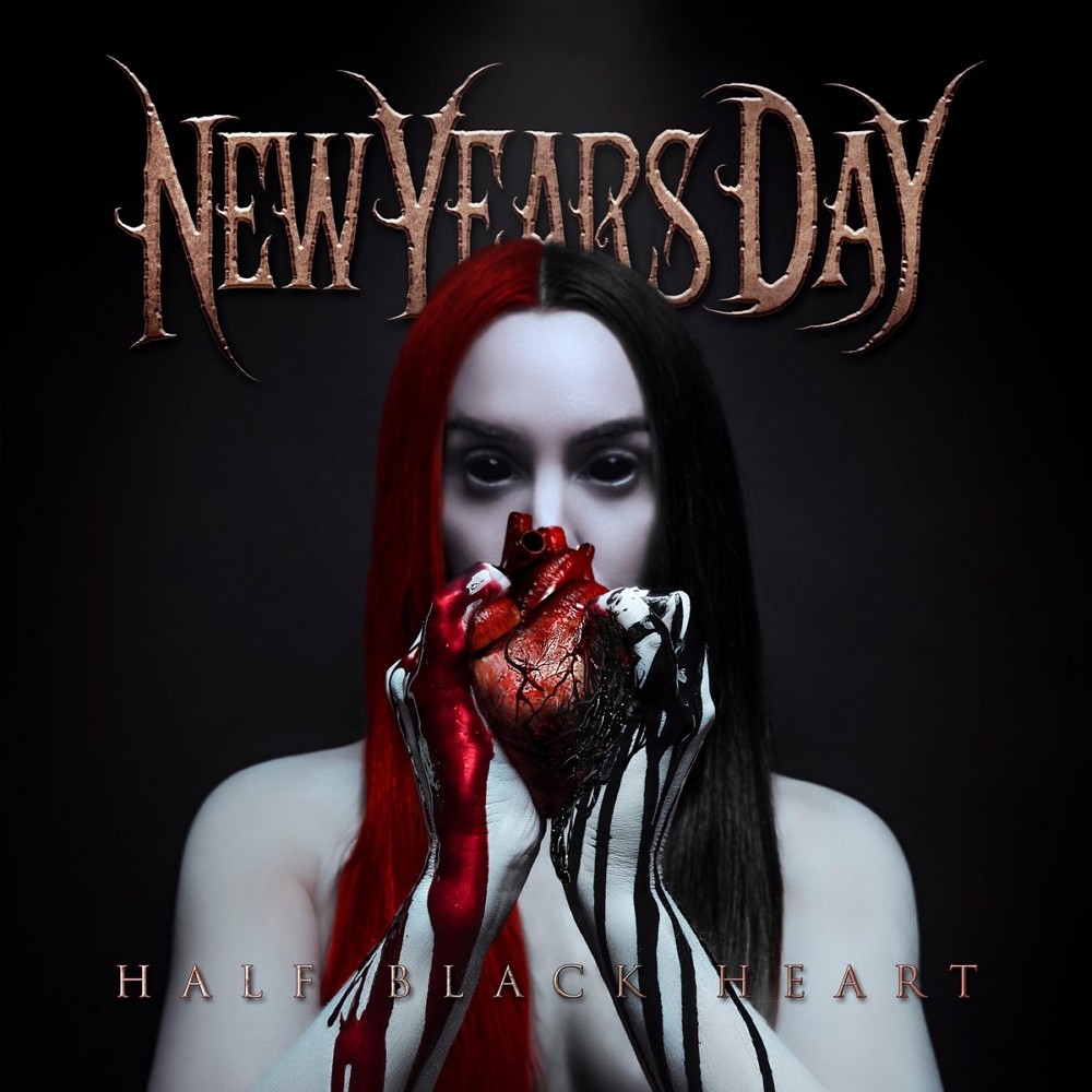 New Years Day - Half Black Heart (2024) Cover