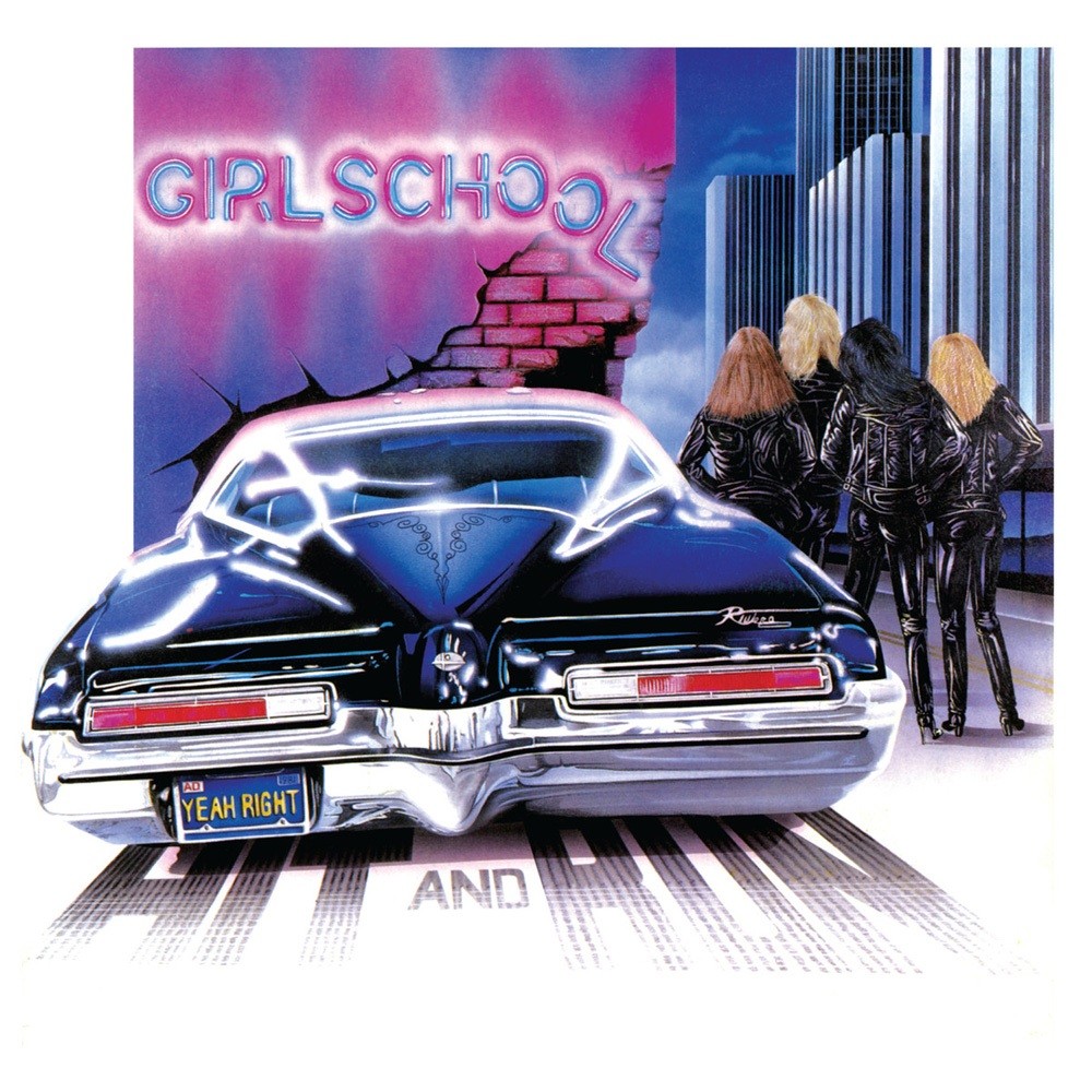 Girlschool - Hit and Run (1981) Cover