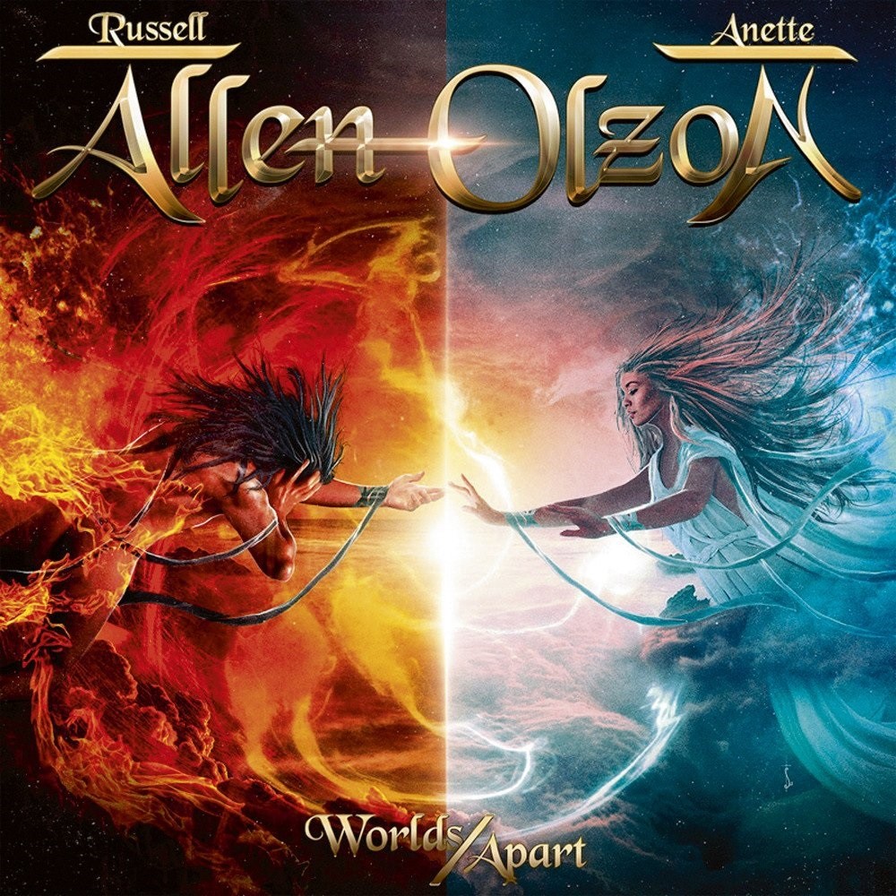 Russell Allen / Anette Olzon - Worlds Apart (2020) Cover