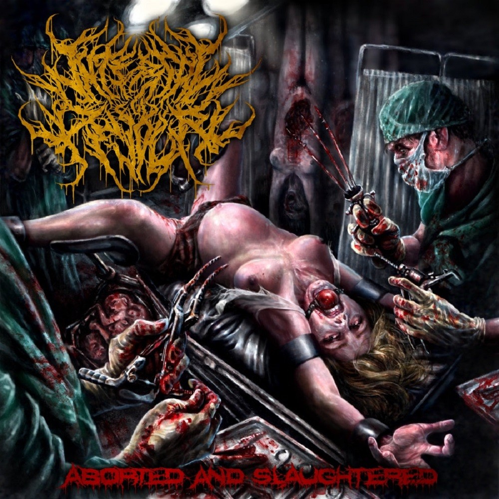 Internal Devour - Aborted and Slaughtered (2014) Cover