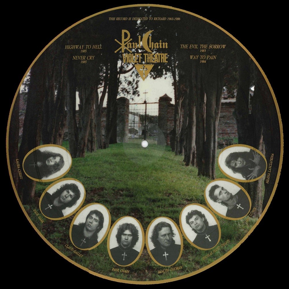 Paul Chain - Picture Disc (1986) Cover