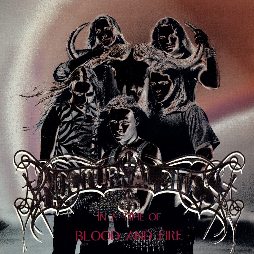 Nocturnal Rites - In a Time of Blood and Fire (1995) Cover