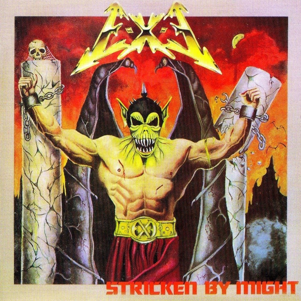 E-X-E - Stricken by Might (1987) Cover