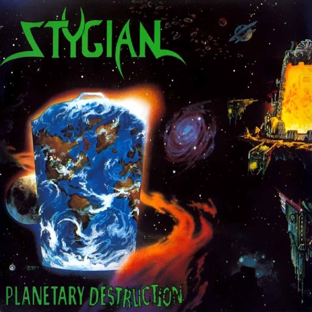 Stygian - Planetary Destruction (1992) Cover
