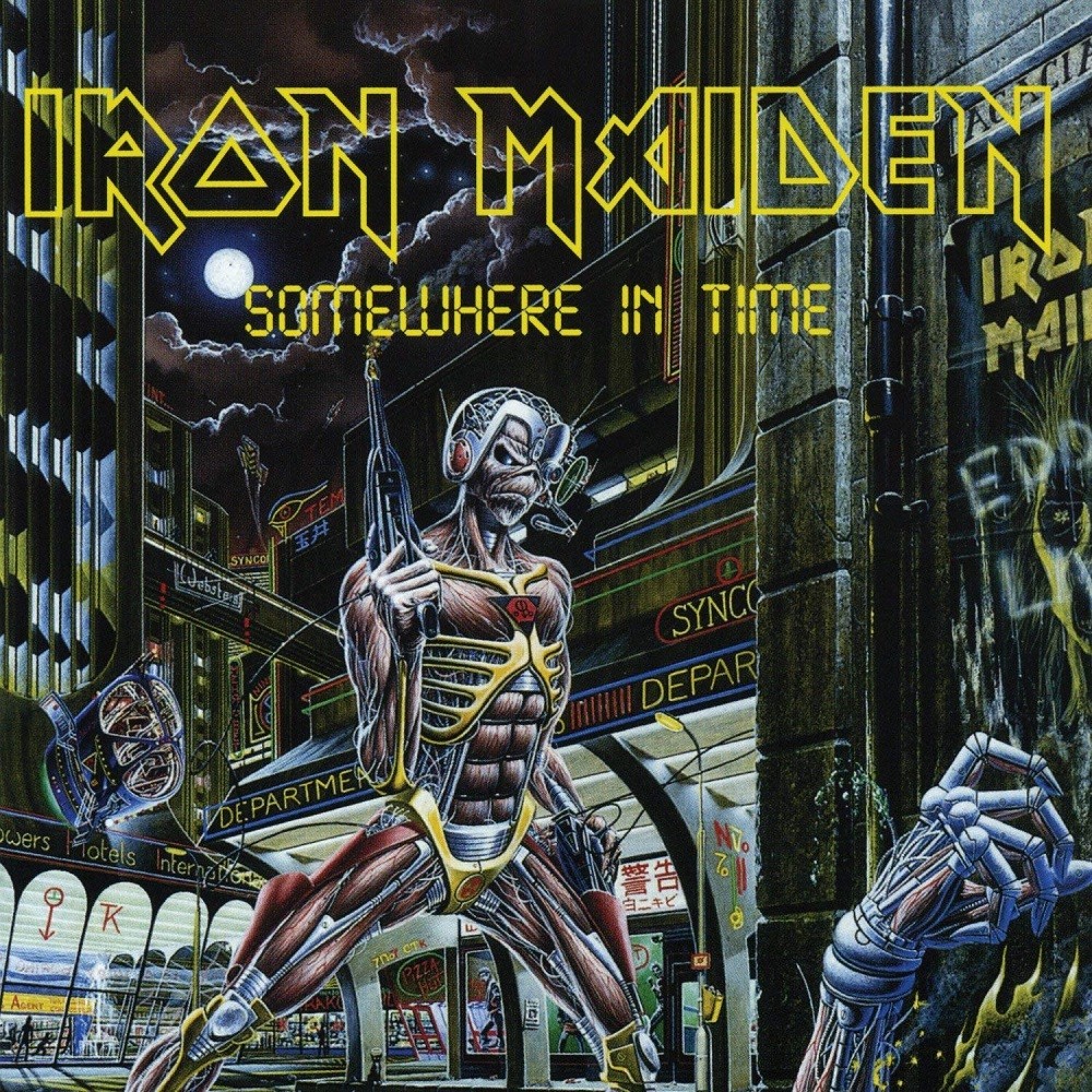 Iron Maiden - Somewhere in Time (1986) Cover