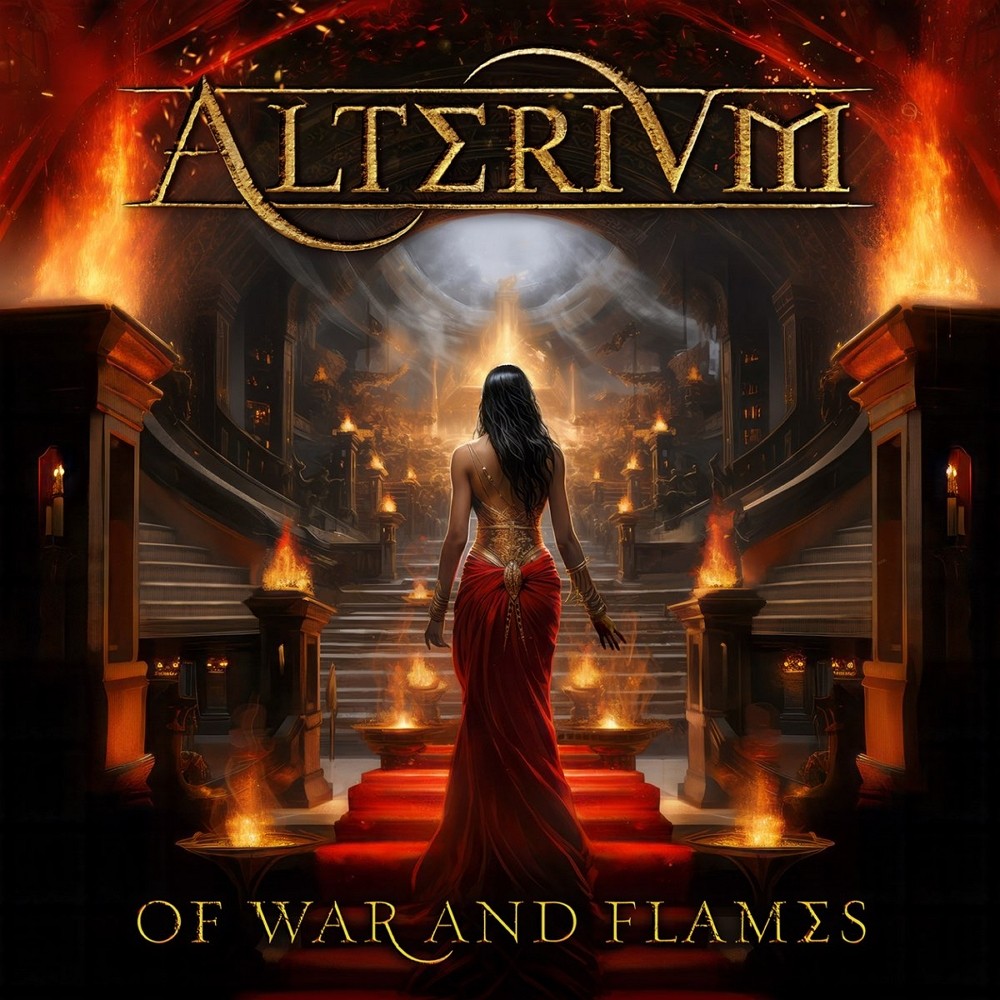 Alterium - Of War and Flames (2024) Cover