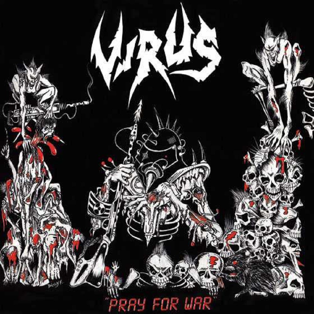 Virus - Pray for War (1987) Cover