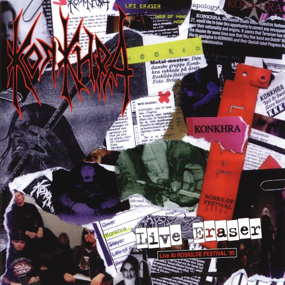 Konkhra - Live Eraser (1996) Cover