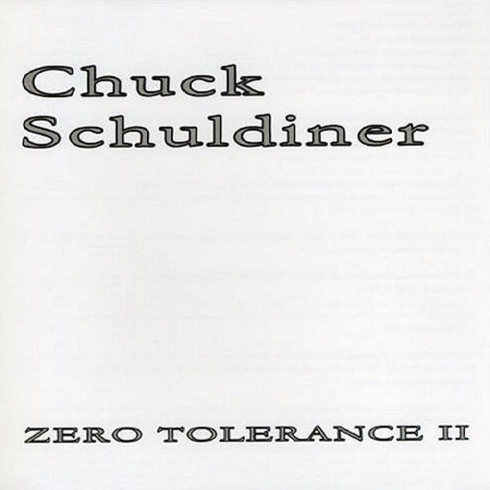 Chuck Schuldiner - Zero Tolerance II (2004) Cover
