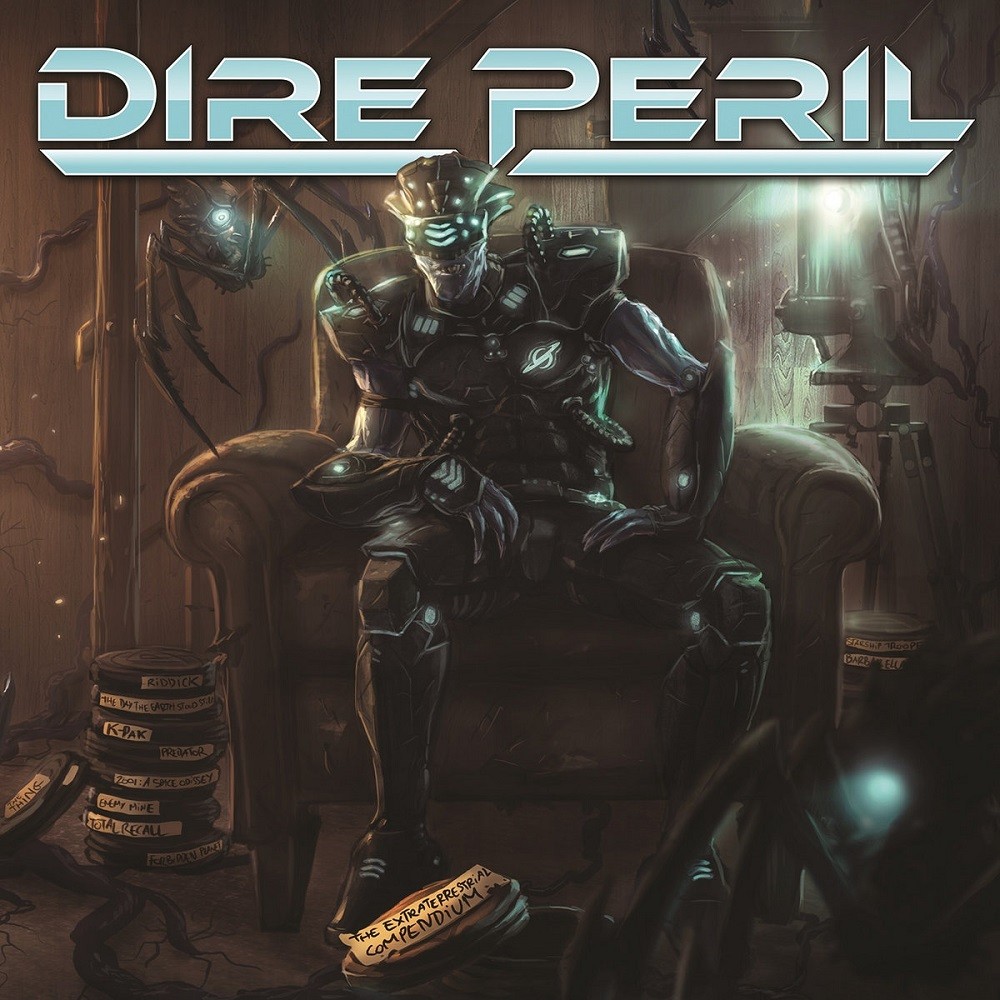Dire Peril - The Extraterrestrial Compendium (2018) Cover