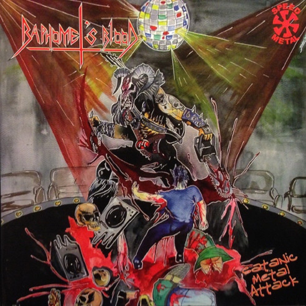Baphomet's Blood - Satanic Metal Attack (2006) Cover