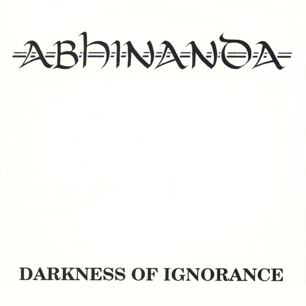 Abhinanda - Darkness of Ignorance (1993) Cover