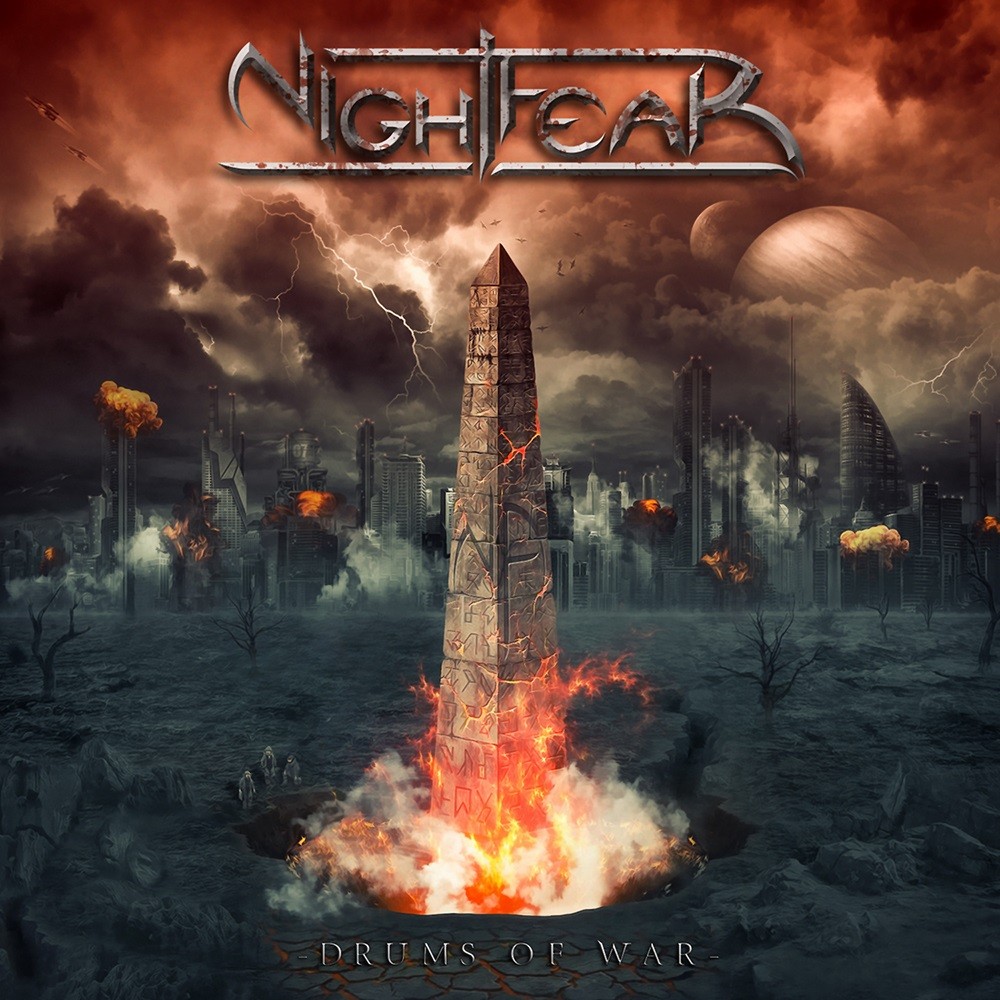 NightFear - Drums of War (2015) Cover
