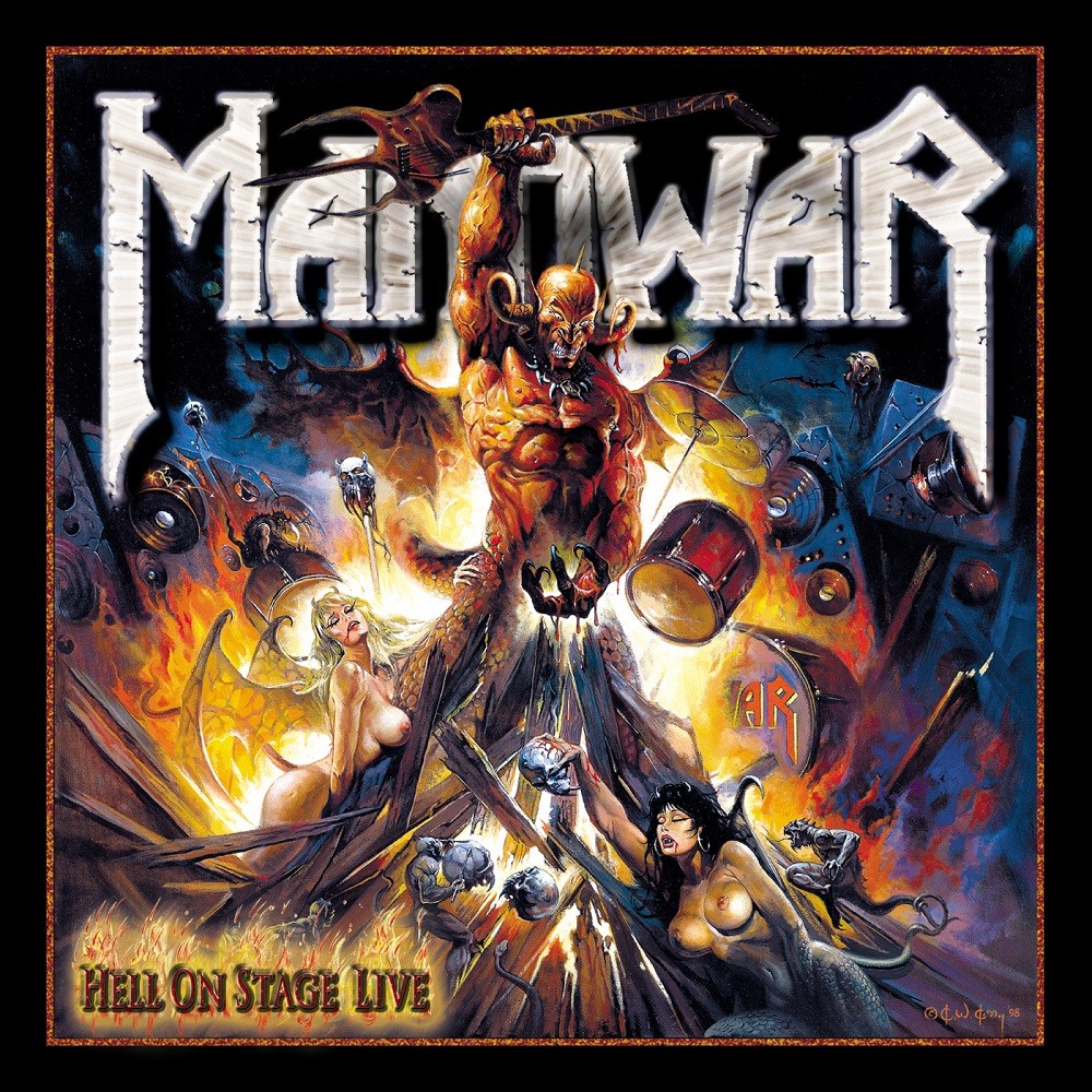 Manowar - Hell on Stage Live (1999) Cover