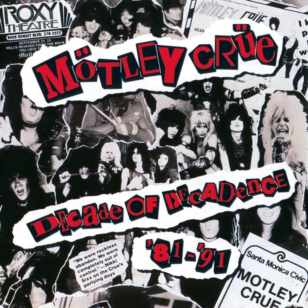 Mötley Crüe - Decade of Decadence (1991) Cover