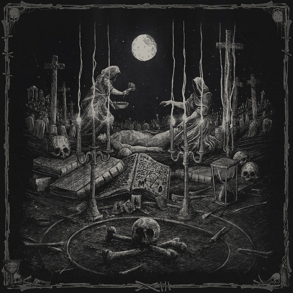 Mortuary Drape - Necromantic Doom Returns (2018) Cover