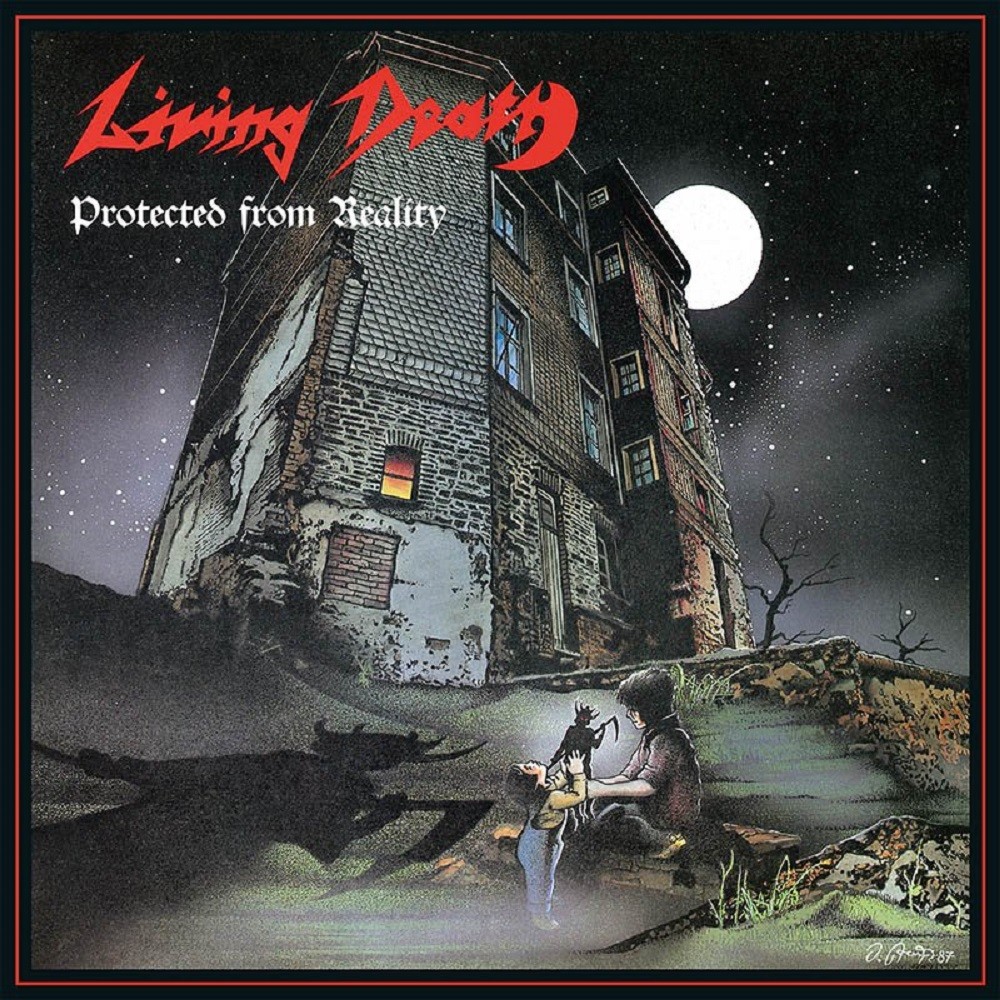 Living Death - Protected From Reality (1987) Cover