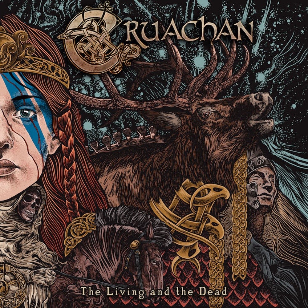 Cruachan - The Living and the Dead (2023) Cover