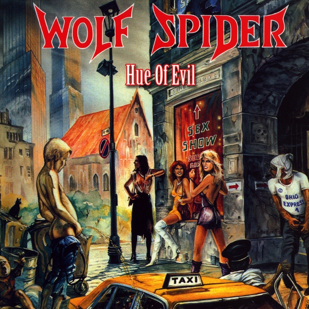 Wolf Spider - Hue of Evil (1991) Cover