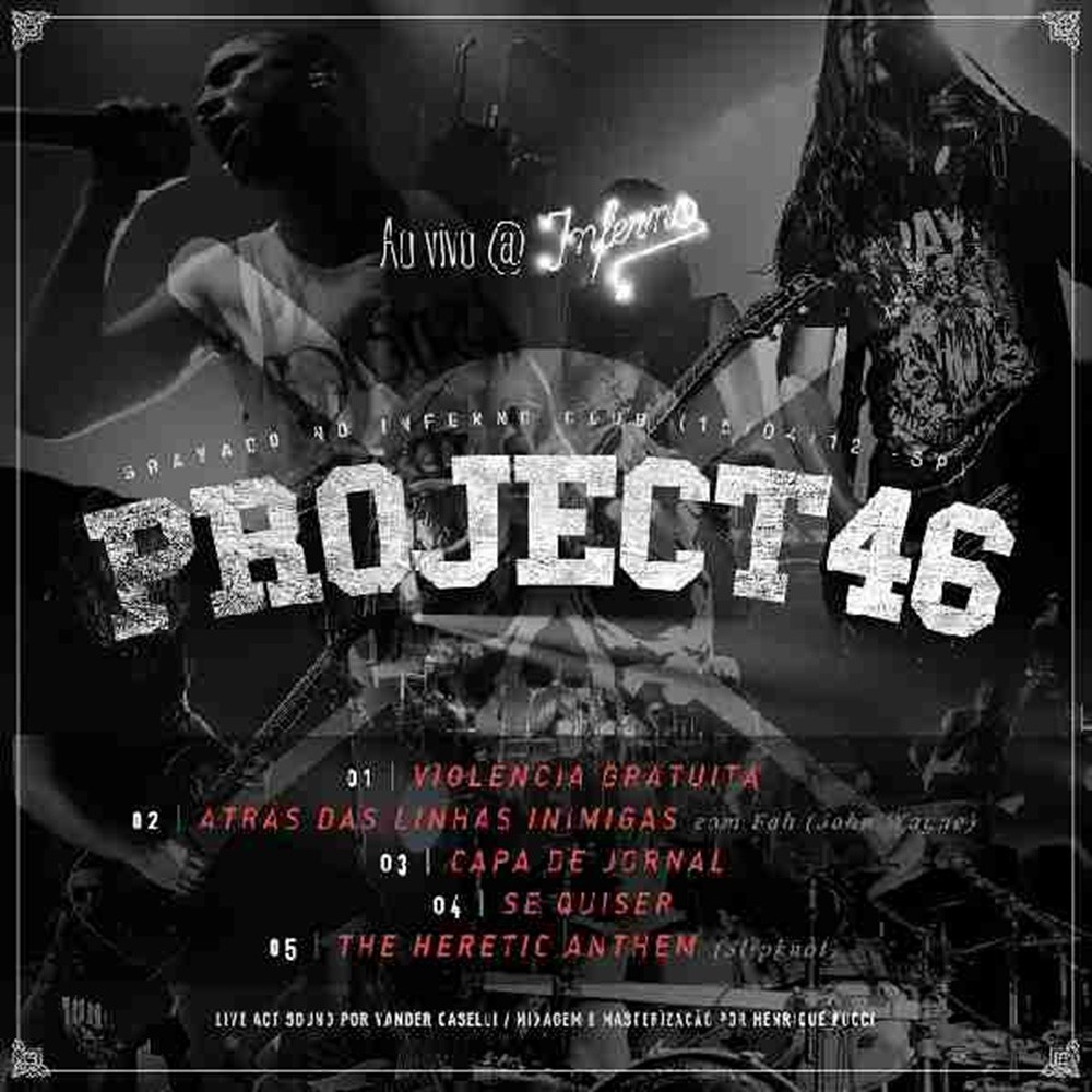 Project46 - Live at Inferno Club (2012) Cover